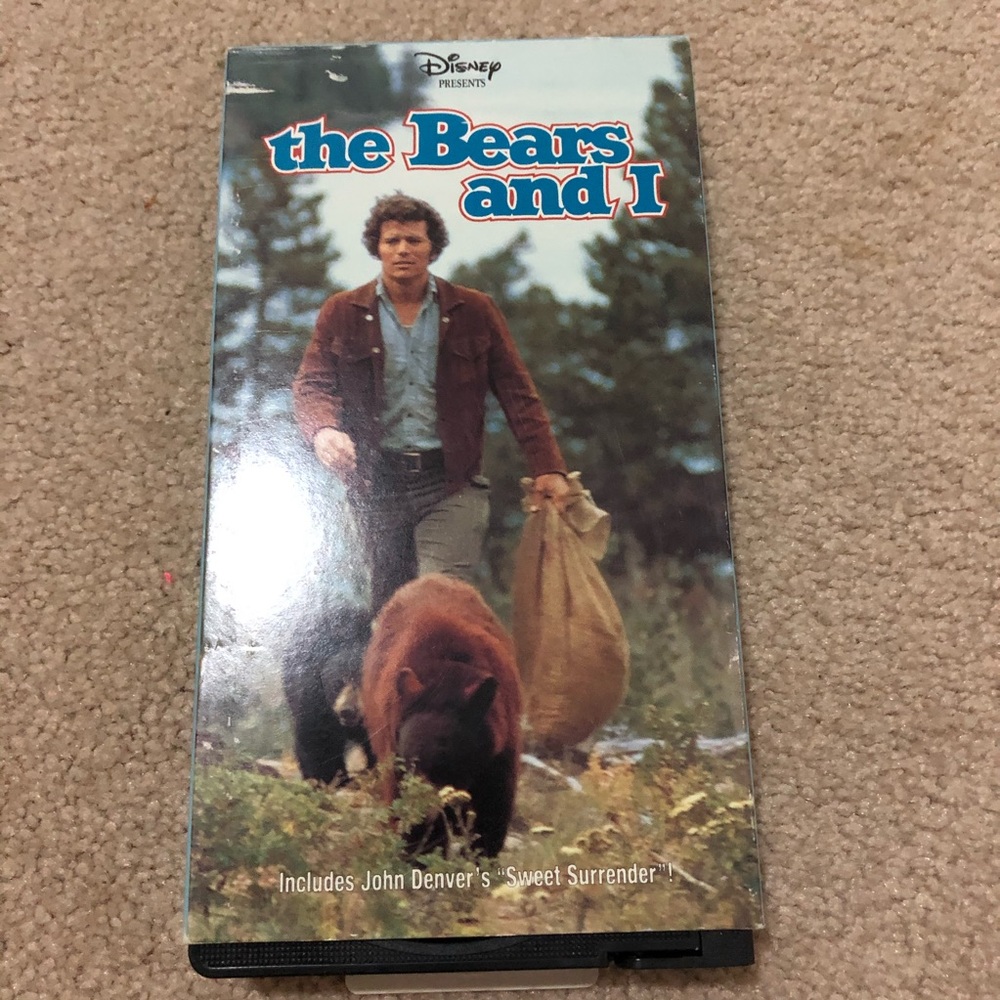 Vintage Disney "The Bears & I" Collectible VHS Tap